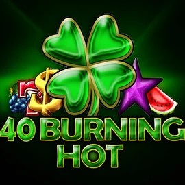 40 Burning Hot slot logo by Amusnet Interactive at Spinit Casino