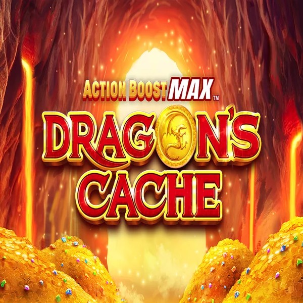 Action Boost Max Dragon's Cache game by SpinPlay Games – logo hosted on Spinit Casino