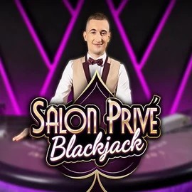 Blackjack Salon Privé slot logo by Ezugi at Spinit Casino