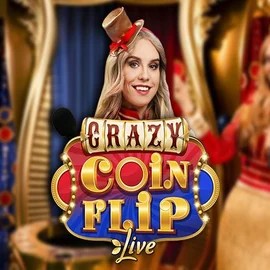 Crazy Coin Flip slot visual from Evolution available on spinsitt.com