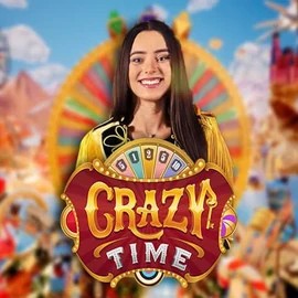 Crazy Time by Evolution, showcased at spinsitt.com – game logo