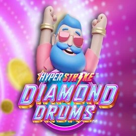 Official Slots logo: Hyper Strike Diamond Drums by Gameburger Studios at Spinit Casino