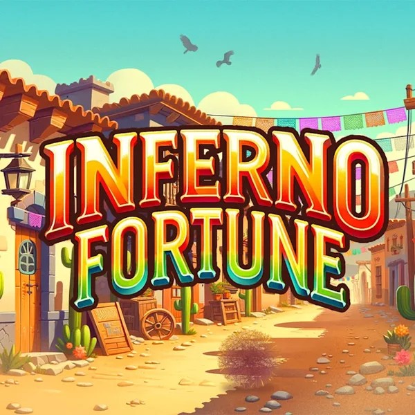 Inferno Fortune slot logo by Atomic Slot Lab at Spinit Casino