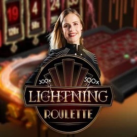 Lightning Roulette slot visual from Evolution available on spinsitt.com