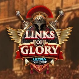 Official Slots logo: Links of Glory by Slingshot Studios at Spinit Casino