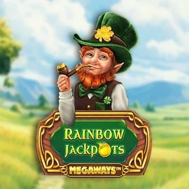 Rainbow Jackpots Megaways logo by Red Tiger Gaming Spinit Casino