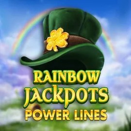 Rainbow Jackpots Power Lines slot logo by Red Tiger Gaming at Spinit Casino