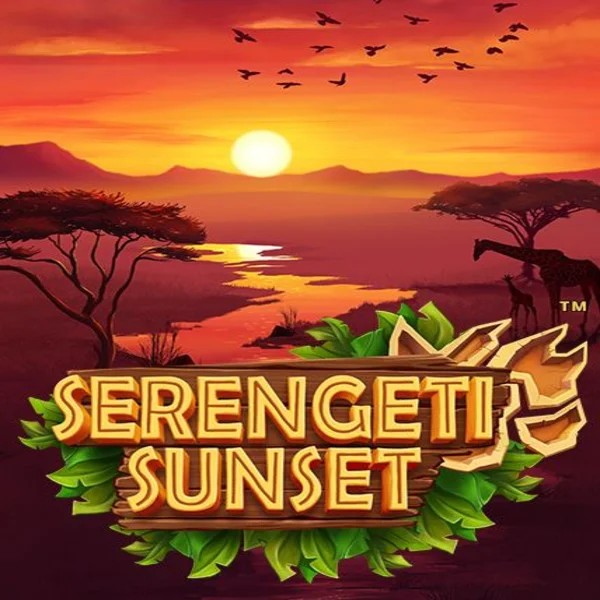 Serengeti Sunset slot logo by Skywind Group at Spinit Casino