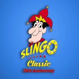 Slingo Classic 20th Anniversary online game logo by Slingo on spinsitt.com