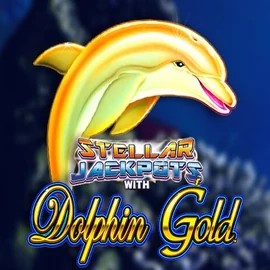 Jackpots logo of Dolphin Gold with Stellar Jackpots from Lightning Box Game at Spinit Casino