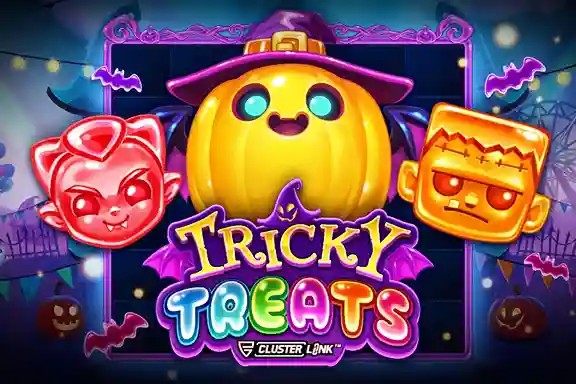 Tricky Treats logo by Push Gaming Spinit Casino