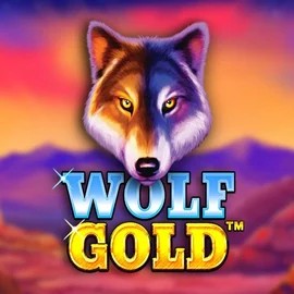 Wolf Gold online game logo by Pragmatic Play on spinsitt.com